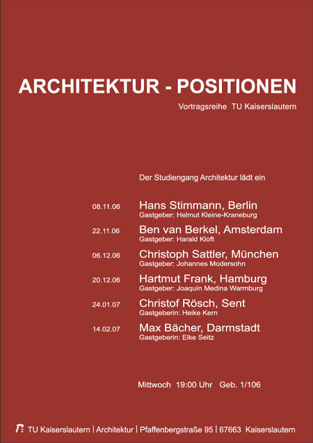 Architektur-Positionen WS 2006/08